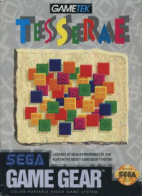 Tesserae Sega Game Gear  box art